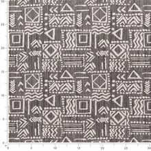 Load image into Gallery viewer, Tan Geometric Stain Resistant Upholstery Fabric