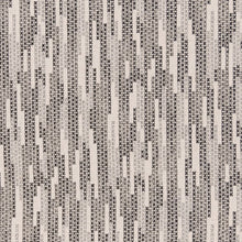 Load image into Gallery viewer, Ivory Grey Black Stripe Stain Resistant Upholstery Fabric