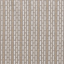 Load image into Gallery viewer, Beige Cream Stripe Stain Resistant Upholstery Fabric
