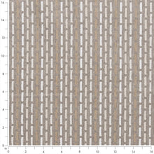 Load image into Gallery viewer, Beige Cream Stripe Stain Resistant Upholstery Fabric