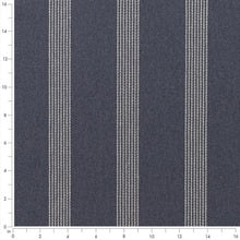 Load image into Gallery viewer, Black Stripe Stain Resistant Upholstery Fabric