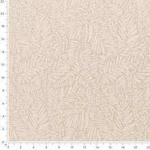 Load image into Gallery viewer, Ivory Botanical Leaf Stain Resistant Upholstery Fabric