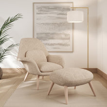 Load image into Gallery viewer, Brown Botanical Leaf Stain Resistant Upholstery Fabric