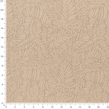 Load image into Gallery viewer, Brown Botanical Leaf Stain Resistant Upholstery Fabric