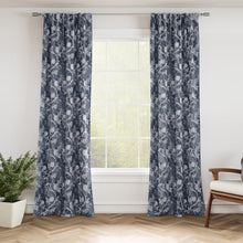 Load image into Gallery viewer, Grey Botanic Floral Stain Resistant Upholstery Bedding Drapery Fabric