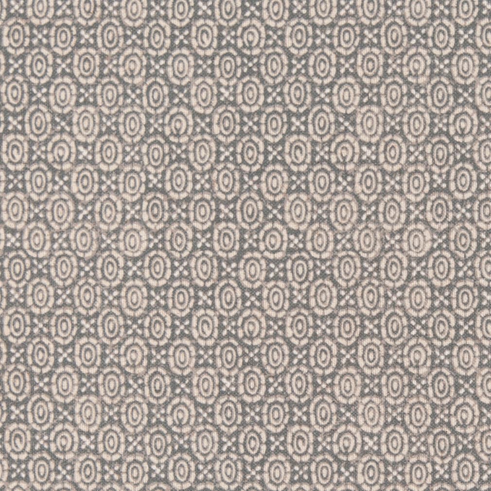 Grey Ivory Abstract Stain Resistant Upholstery Bedding Drapery Fabric