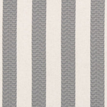 Load image into Gallery viewer, Grey Ivory Stripe Stain Resistant Upholstery Bedding Drapery Fabric