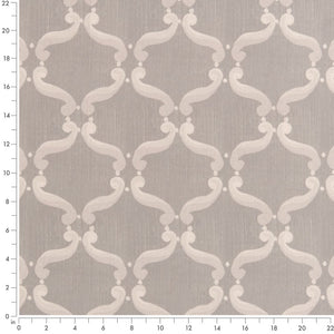 Beige Ivory Trellis Upholstery Bedding Drapery Stain Resistant Fabric