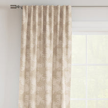 Load image into Gallery viewer, Beige Ivory Botanic Stain Resistant Upholstery Bedding Drapery Fabric
