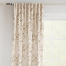 Load image into Gallery viewer, Beige Ivory Botanic Floral Stain Resistant Upholstery Bedding Drapery Fabric