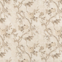Load image into Gallery viewer, Floral Botanical Beige Ivory Stain Resistant Upholstery Bedding Drapery Fabric