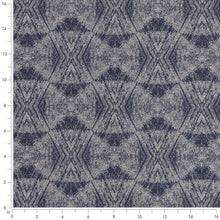 Load image into Gallery viewer, Grey Geometric Trellis Stain Resistant Upholstery Fabric