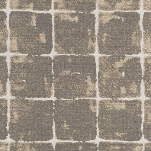 Green Ivory Check Plaid Stain Resistant Upholstery Fabric