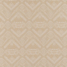 Load image into Gallery viewer, Ivory Beige Geometric Stain Resistant Upholstery Fabric