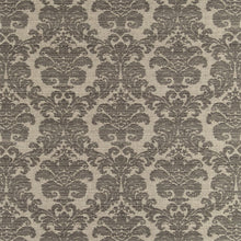 Load image into Gallery viewer, Beige Brown Damask Stain Resistant Upholstery Fabric