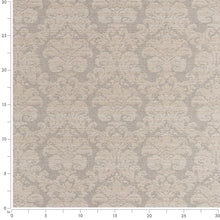 Load image into Gallery viewer, Ivory Beige Damask Stain Resistant Upholstery Fabric