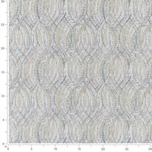 Load image into Gallery viewer, Light Blue Beige Geometric Stain Resistant Upholstery Fabric