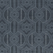 Load image into Gallery viewer, Dark Grey Charcoal Geometric Upholstery Stain Resistant Fabric