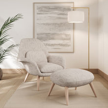 Load image into Gallery viewer, Beige Natural Geometric Upholstery Stain Resistant Fabric