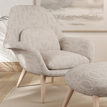 Load image into Gallery viewer, Beige Natural Geometric Upholstery Stain Resistant Fabric