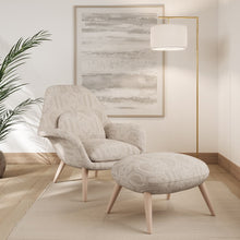 Load image into Gallery viewer, Beige Geometric Upholstery Stain Resistant Fabric