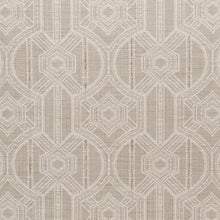 Load image into Gallery viewer, Beige Geometric Upholstery Stain Resistant Fabric
