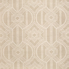 Load image into Gallery viewer, Beige Ivory Geometric Upholstery Stain Resistant Fabric