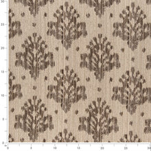 Load image into Gallery viewer, Breige Brown Ikat Stain Resistant Upholstery Fabric