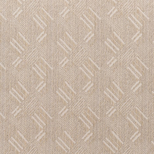 Beige Ivory Stripe Stain Resistant Upholstery Fabric