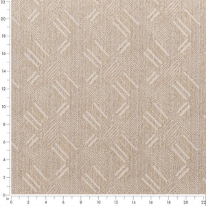 Beige Ivory Stripe Stain Resistant Upholstery Fabric