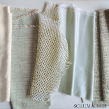 Load image into Gallery viewer, SCHUMACHER FAUX BOIS LINEN FABRIC / CELESTIAL