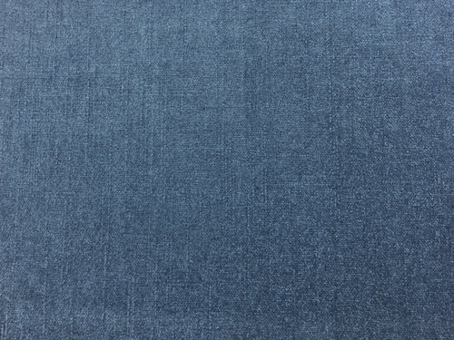French Blue Chenille Water Resistant Upholstery Fabric