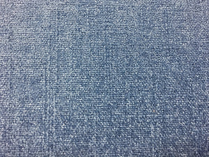 French Blue Chenille Water Resistant Upholstery Fabric