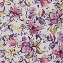 Load image into Gallery viewer, 4 Colors Floral Drapery Fabric Orange Green Teal Pink / RMIL14