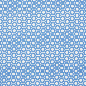 SCHUMACHER QUEEN B FABRIC / FRENCH BLUE