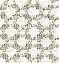 Load image into Gallery viewer, Schumacher Betwixt fabric / Stone/white