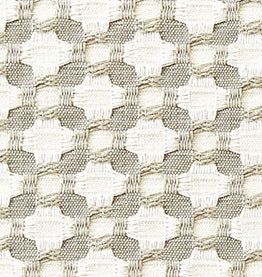 Schumacher Betwixt fabric / Stone/white