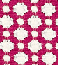 Load image into Gallery viewer, Schumacher Betwixt fabric / Magenta / Natural