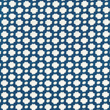 Load image into Gallery viewer, Schumacher Betwixt fabric / Indigo/Ivory