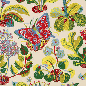 Schumacher exotic butterfly fabric / Multi