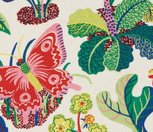 Load image into Gallery viewer, Schumacher exotic butterfly fabric / Spring