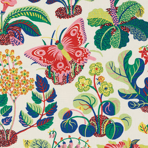 Schumacher exotic butterfly fabric / Spring