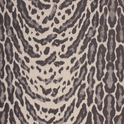 Gray Leopard Fabric