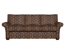 Load image into Gallery viewer, Essentials Floral Upholstery Drapery Brown Gold Fabric