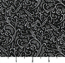 Load image into Gallery viewer, Essentials Heavy Duty Floral Upholstery Vinyl Gray / Sterling