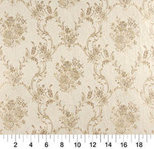 Load image into Gallery viewer, Essentials Floral Upholstery Drapery Ivory Beige Fabric