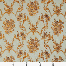 Load image into Gallery viewer, Essentials Floral Upholstery Drapery Ivory Gold Fabric