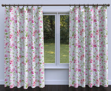 Load image into Gallery viewer, Essentials Drapery Upholstery Floral Fabric / Pink Green Beige