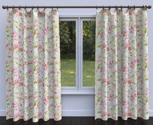 Load image into Gallery viewer, Essentials Drapery Upholstery Floral Fabric / Salmon Lime Yellow