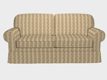 Load image into Gallery viewer, Essentials Floral Stripe Upholstery Drapery Beige Brown Fabric